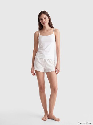 Lc Waikiki Yeni Sezon Fiyonk Desenli Kadın Şort Pijama Altı
