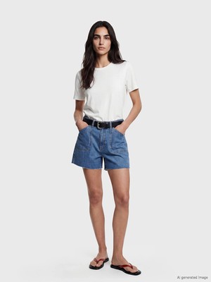 Lc Waikiki Yeni Sezon Regular Fit Kadın Jean Şort