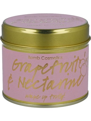 Bomb Cosmetics Grapefruit & Nectarine Teneke Mum 1 (1 x 1 Adet)