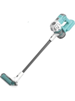 Generic Giffy / Pilli Model Çekme Süpürme Özellikli Dikey Süpürge 78 cm Gerçekçi Oyuncağım 3 Başlıklı 2 Fark