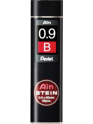Pentel Mekanik Kurşun Kalem Ucu, 36 Adet, 0.9 Mm, B
