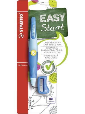 Stabilo Easyergo 3.15 Sol - Ergonomik Mekanik Kurşun Kalem - Mavi Blister