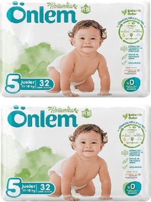 Önlem Botanika Bebek Bezi Ikili Junior 32 Adet