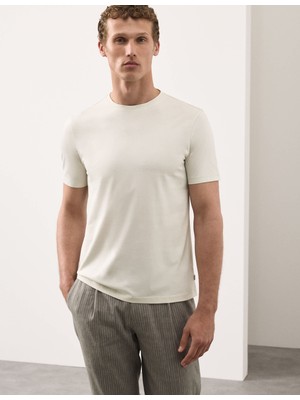 Marks & Spencer Pure Supima® Slim Fit Premium Pamuklu T‑Shirt
