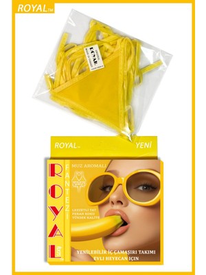 Tak Store Muz Aromalı Yenilebilir Alt Üst Takım Iç Çamaşır