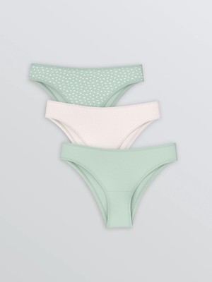 Lc Waikiki Yeni Sezon Baskılı Brazilian Külot 3'lü