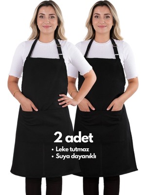 Empressco 2'li Set Ayarlanabilir Mutfak Önlüğü, Şık ve Pratik Tasarım