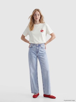 Lc Waikiki Yeni Sezon Straight Fit Kadın Jean Pantolon