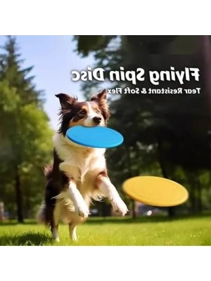 Bella Vista Dayanıklı Silikon Frizbi Köpek Oyuncağı 17.5 cm - Esnek ve Güvenli