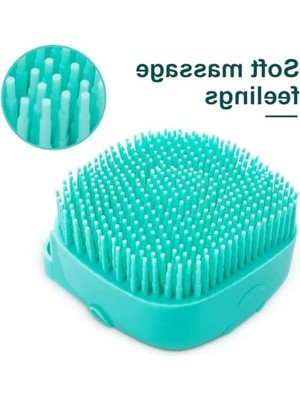 Bella Vista Evcil Hayvan Banyo Fırçası, 2'li Paket Yumuşak Silikon Temizlik Fırçası