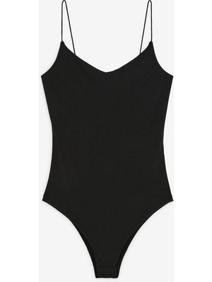 Aida Fashion Ince Askılı Bodysuit