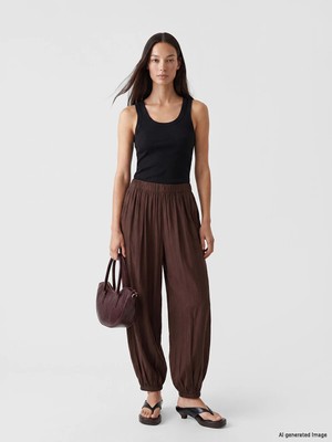 Lc Waikiki Yeni Sezon Beli Lastikli Kadın Jogger Pantolon