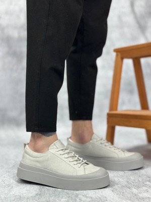 DMR Elegance BA500 Boa Özel Termo Taban Gri Casual Erkek Ayakkabı
