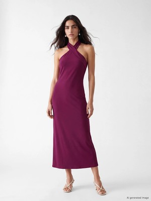 Lc Waikiki Yeni Sezon Halter Yaka Elbise