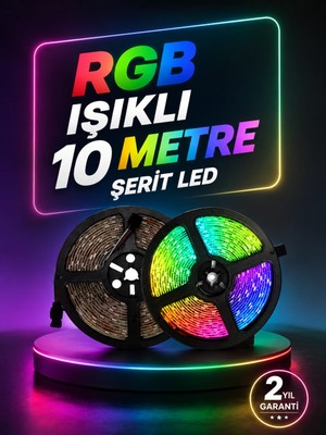 Cndr Smart Şerit LED Kumandalı USB Enerjili Suya Dayanıklı Dekoratif Aydınlatma