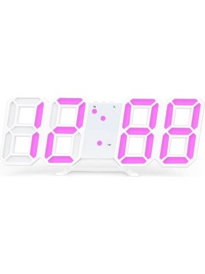 LED Dijital Dekoratif Masa Veya Duvar Saati