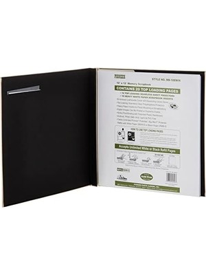 Data Store Photo Albums Fotoğraf Albümleri MB-10EW Postbound Kabartmalı Suni Deri Çerçeve Kapak Düğün Hafıza Defteri, x 30,48 Cm, Kalp