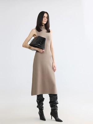 Lc Waikiki Yeni Sezon Bisiklet Yaka Bodycon Triko Elbise