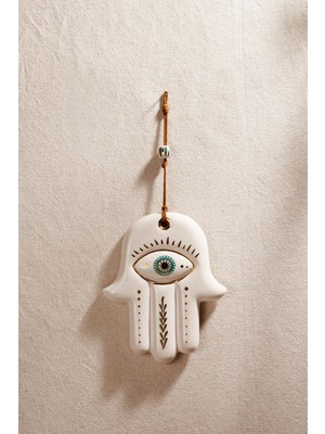 Paşabahçe Hamsa Nazarlık - Krem, Nazar
