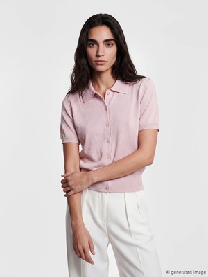 Lc Waikiki Yeni Sezon Polo Yaka Kadın Triko Hırka