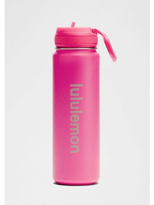 Lululemon Back To Life Sport Termos 24 Oz / 710 ml Paslanmaz Çelik Vakum Yalıtımlı Su Termosu