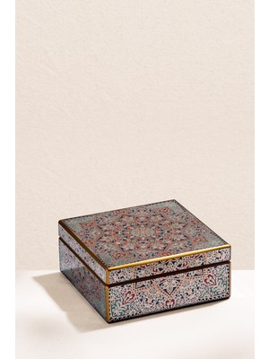 Paşabahçe Etnico Kutu 18X18  Cm, Dekoratif Kutu