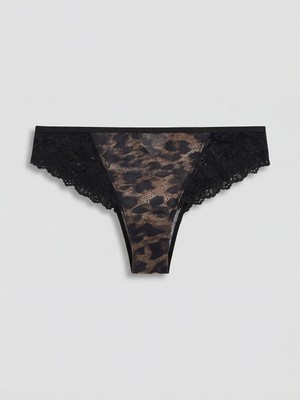 Lc Waikiki Yeni Sezon Leopar Desenli Fantezi Brazilian Külot