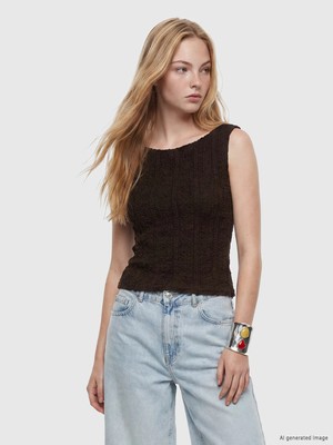Lc Waikiki Yeni Sezon Kayık Yaka Dantelli Bluz