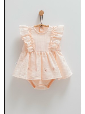 Caramell Müslin Body Jile Elbise