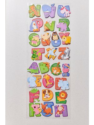 Paşabahçe Letters Chipboard Duvar Sticker, Dekoratif, 1 Adet