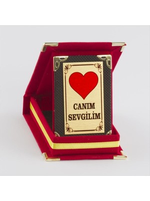 Zero Land Novapazr Canım Sevgilim Plaketi-Kırmızı