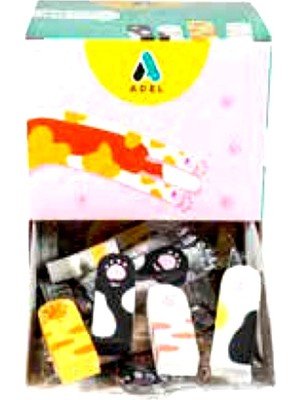 Adel Paw Desenli Silgi - 3 Adet