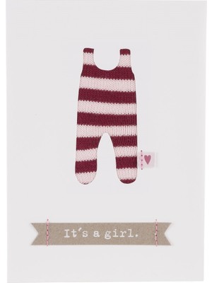 Paşabahçe Babygirl Tebrik Kartı, Dekoratif, 1 Adet