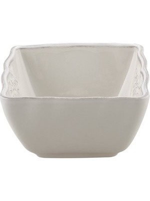 Paşabahçe Marialva Seramik Ramekin Krem, Dekoratif, 1 Adet
