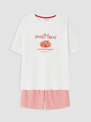 Lc Waikiki Yeni Sezon Baskılı Kadın Şortlu Pijama Takımı