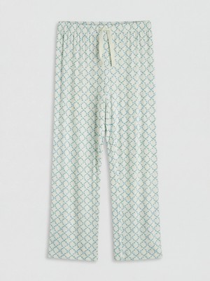 Lc Waikiki Yeni Sezon Beli Lastikli Desenli Kadın Pijama Altı