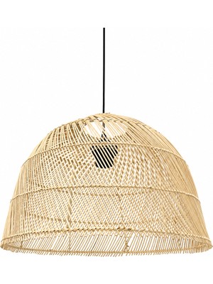 Naturel Dekor Rattan Avize 40 cm - Bohem, Iskandinav, Modern, Doğal, Kappeland, Aydınlatma