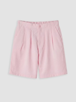 Lc Waikiki Yeni Sezon Regular Fit Beli Lastikli Kız Çocuk Şort