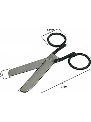 Akıllı Bayi Özel El Yapımı Dövme Lokum Makası 23 cm Aby