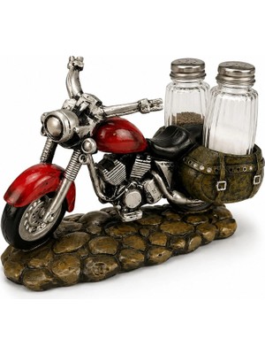 TKÇ Polyester Motosiklet Figürlü Tuzluk Biberlik Seti ALK5614