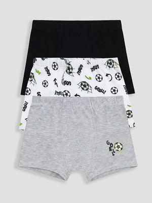 Lc Waikiki Yeni Sezon Baskılı Erkek Çocuk Boxer 3'lü
