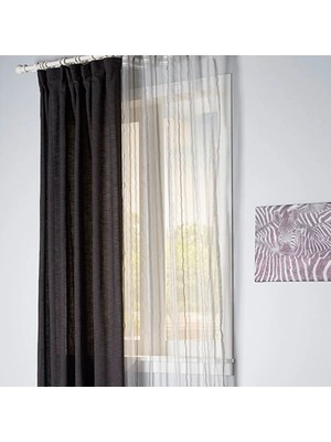 Premier Home Pera Gri Fon Perde 150X260 cm