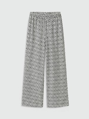 Lc Waikiki Yeni Sezon Kız Çocuk Desenli Geniş Paça Pantolon