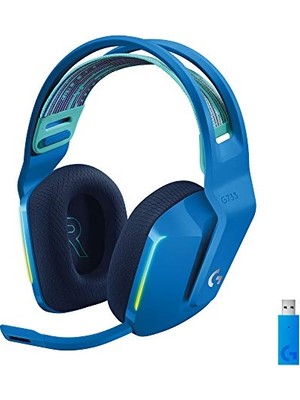 G G733 Lıghtspeed Kablosuz Kulak Üstü Oyuncu Kulaklığı, Lıghtsync Rgb, Voice Mikrofon, Askılı Kafa B
