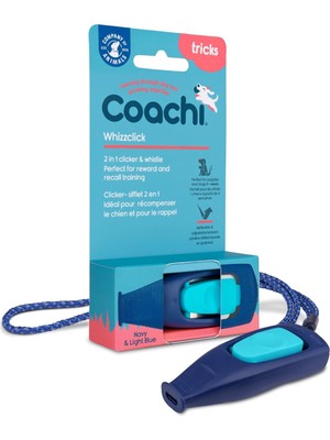 Coachi Whizzclick, 2'si 1 Arada Kombine Klik Düdük, Geri Çağırma Tıklama Için Ödül Için Düdüğü, Ayarlanabil