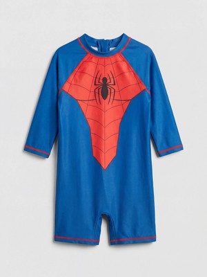 Lc Waikiki Yeni Sezon Spider-Man Baskılı Erkek Bebek Tulum Mayo