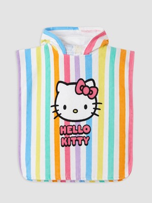 Lc Waikiki Yeni Sezon Hello Kitty Baskılı Kız Çocuk Panço Havlu