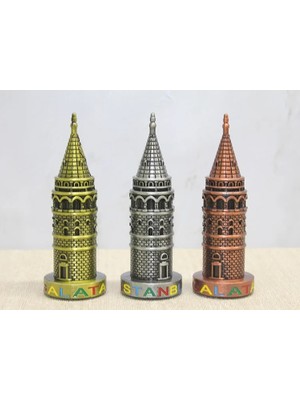 İlkyaz Fashion 13 cm Metal Galata Kulesi