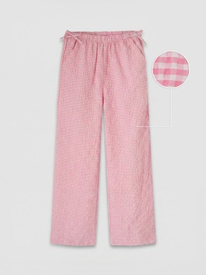 Lc Waikiki Yeni Sezon Loose Fit Ekose Kız Çocuk Pantolon