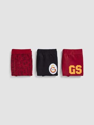 Lc Waikiki Yeni Sezon Erkek Çocuk Galatasaray Baskılı 3'lü Boxer